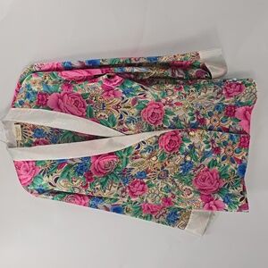 Victoria's Secret Vintage Multicolor Floral Blazer